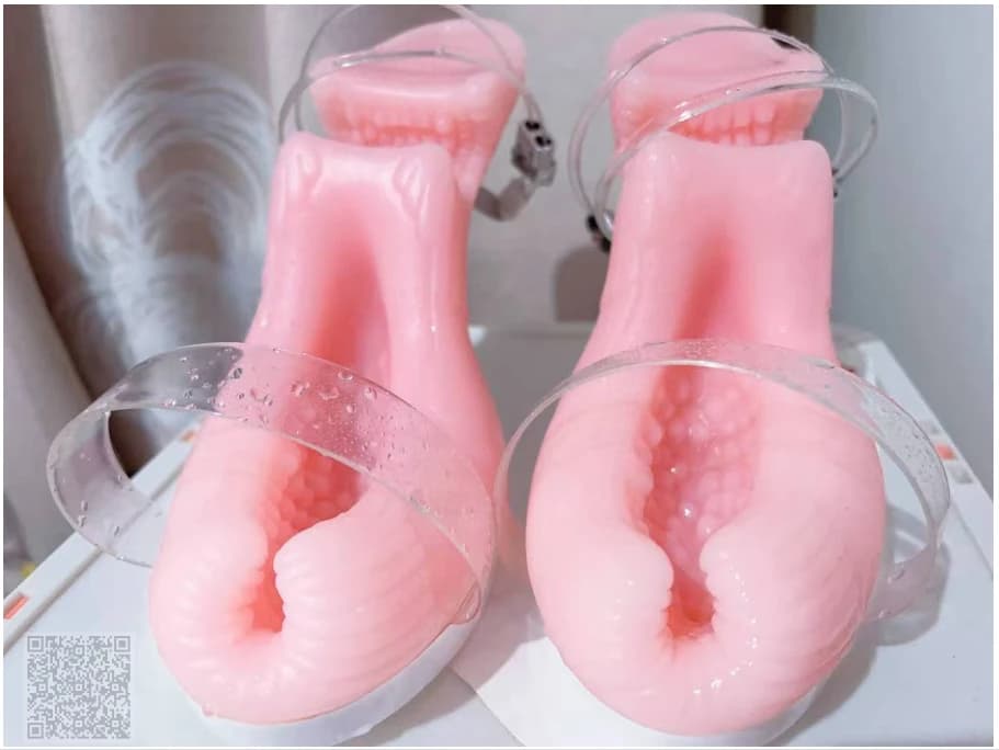 Beautiful female feet in relaxed pose, soft focus background, high quality aesthetic foot fetish photo